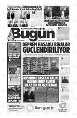 KAHRAMANMARAŞ'TA BUGÜN