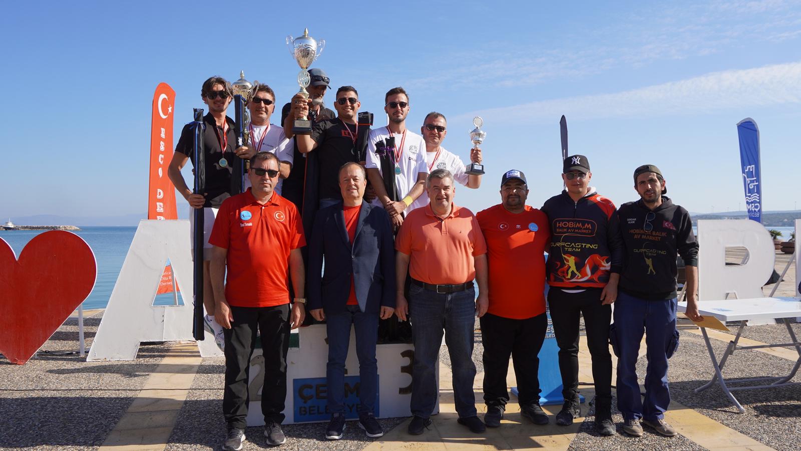 4. Surfcasting Balık Turnuvası’nda ödüller sahiplerini buldu