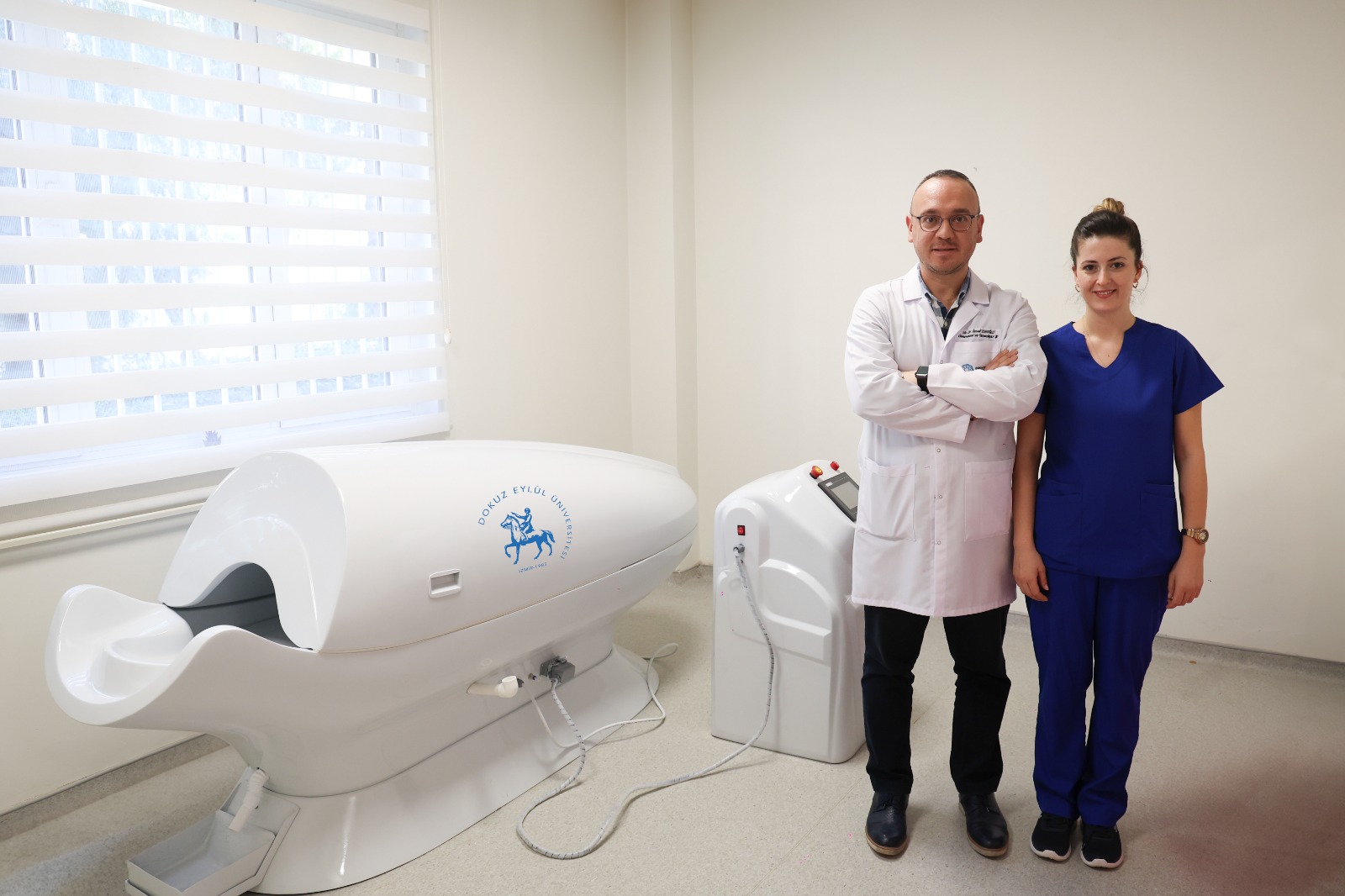 DEÜ’nün GETAT merkezinde ozon sauna uygulaması hizmete girdi