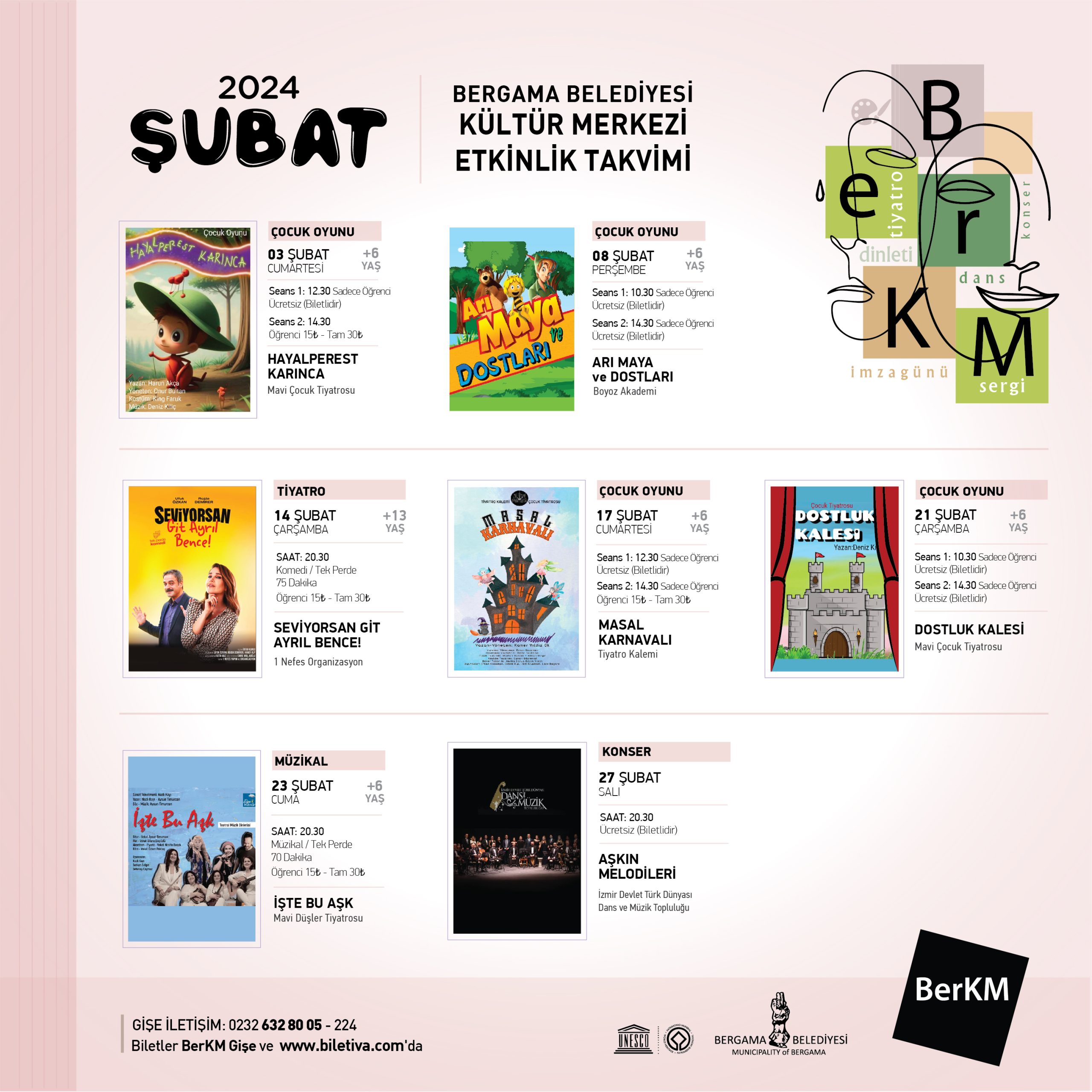 Bergama, şubat ayı kültür merkezi etkinlik takvimi açıklandı