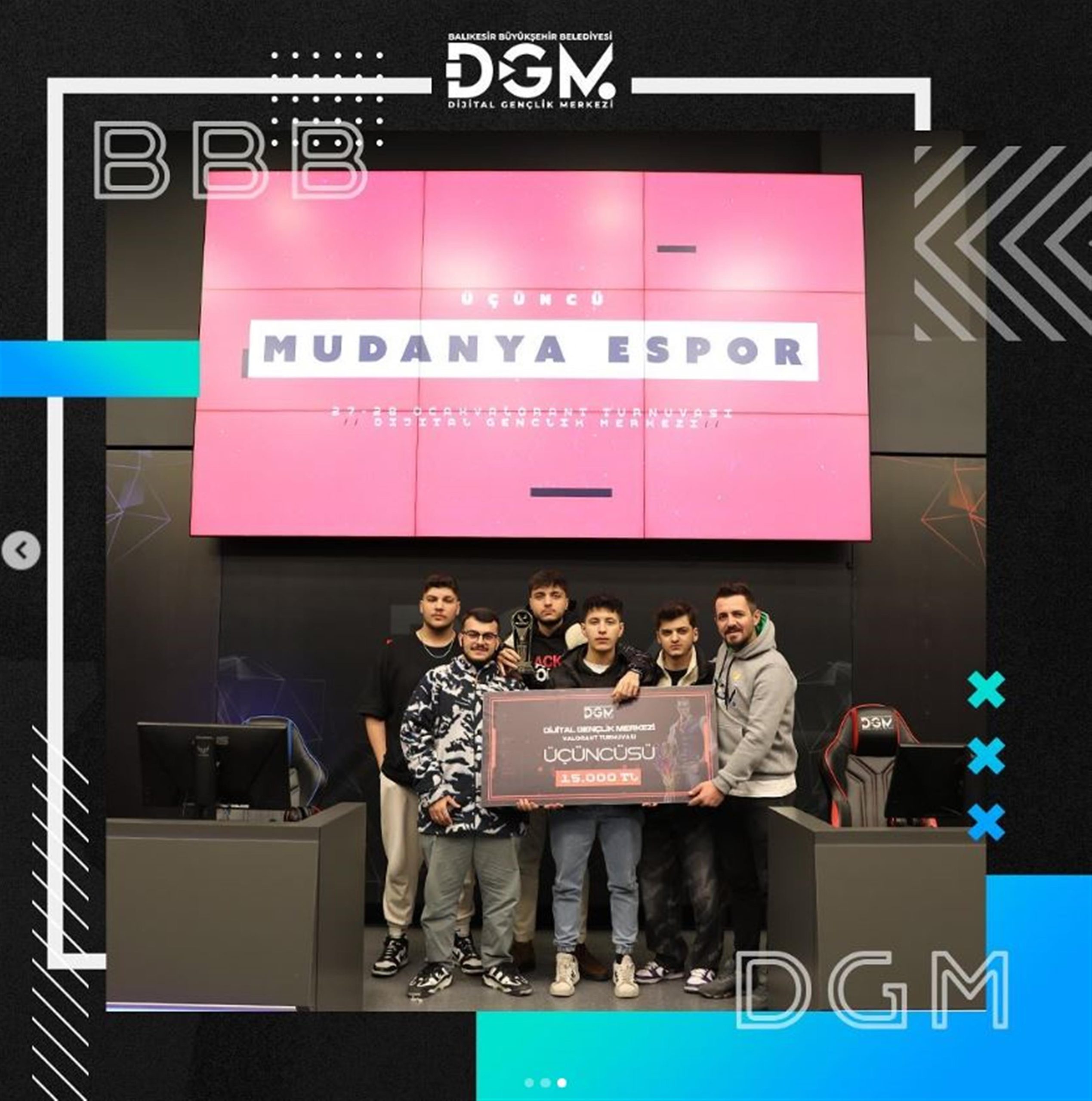 Başkan Yılmaz, gençlerin turnuva heyecanına ortak oldu