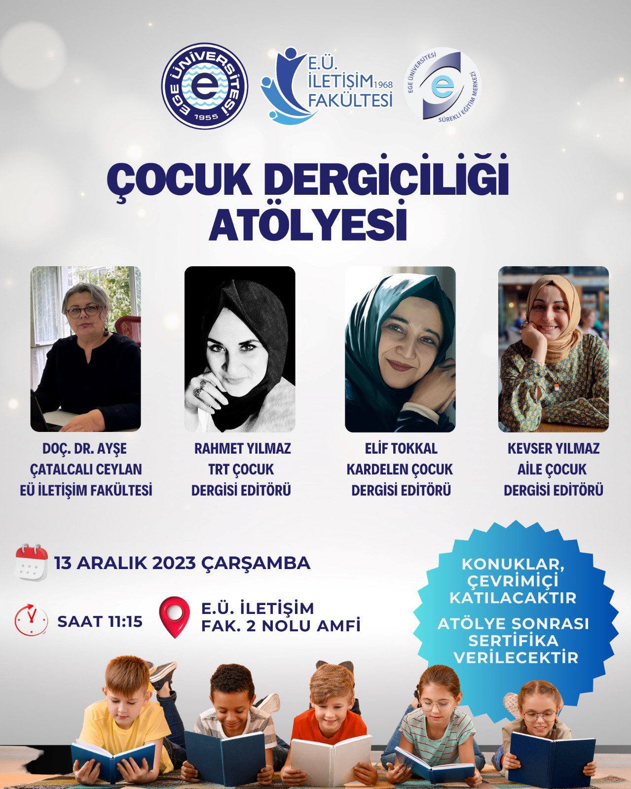 Egeli İletişimciler 2024 yılını “Çocuk Dergileri Sergisi” ile açıyor