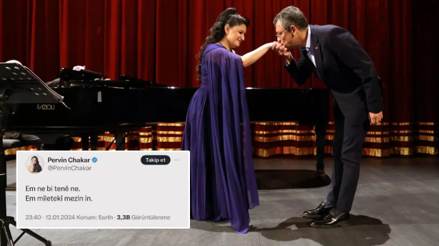 Özgür Özel’in önünde eğilip elini öptüğü Pervin Chakar’dan şehitlerimizin ardından skandal paylaşım