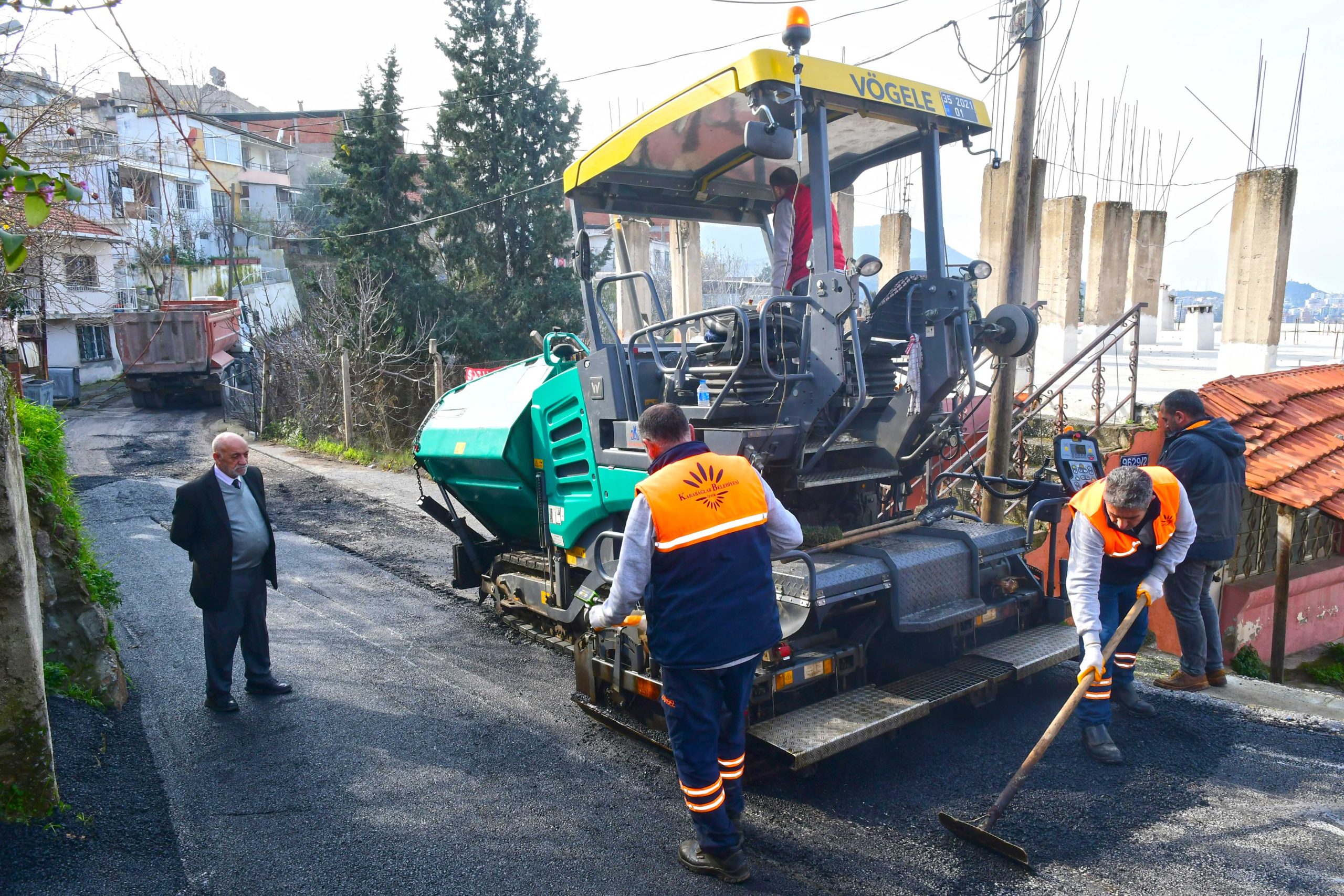 2023’te 20 bin tondan fazla asfalt serildi