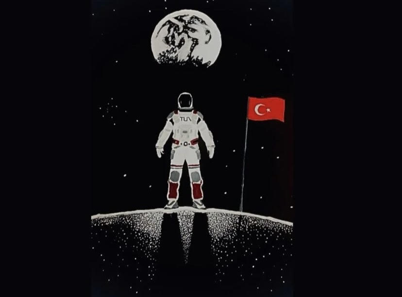 İzmirli genç yetenekten Türkiye’nin insanlı ilk uzay misyonuna tam destek