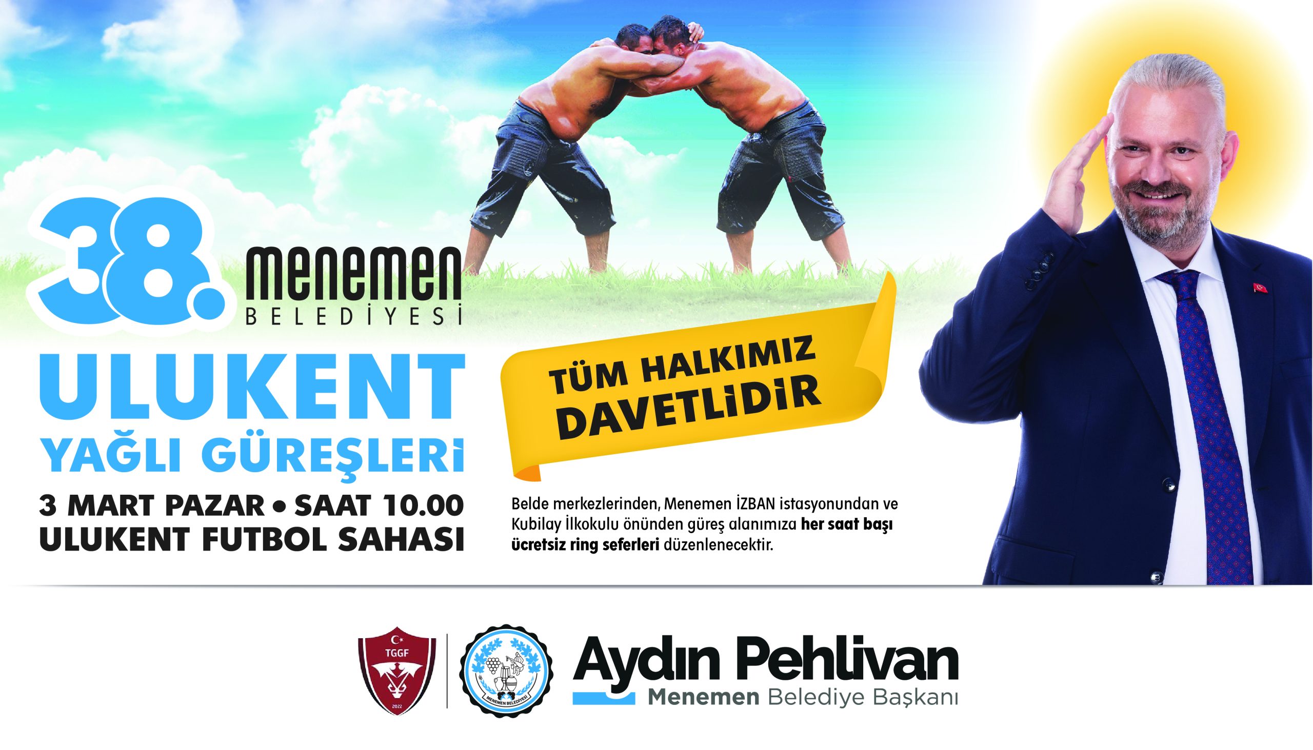 Başpehlivanlar Menemen’de yarışacak