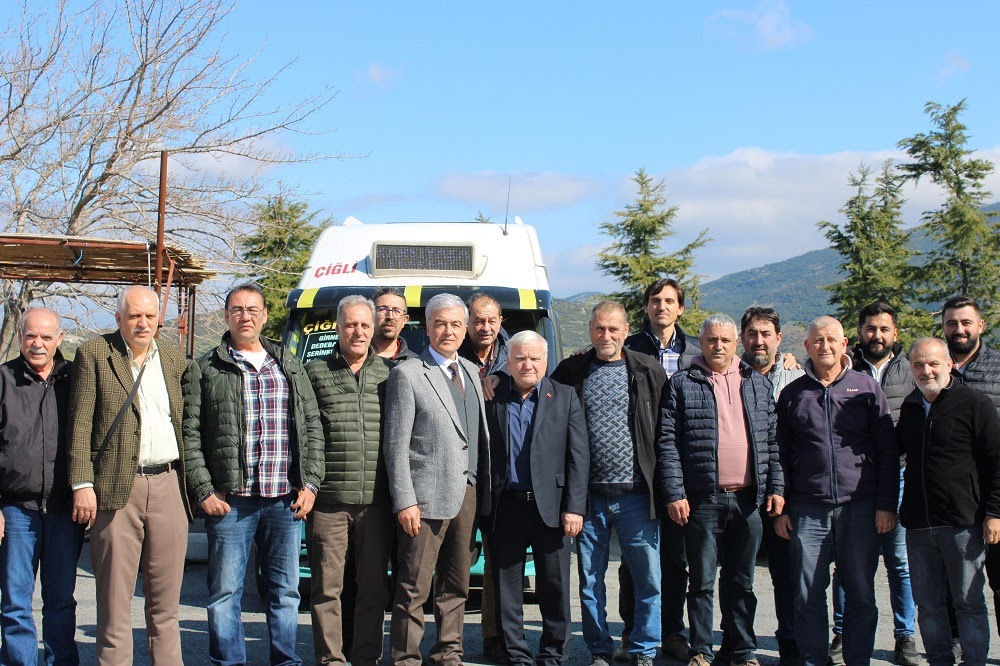 Gökçekaya Çiğlili minibüsçülerin dertlerini dinledi