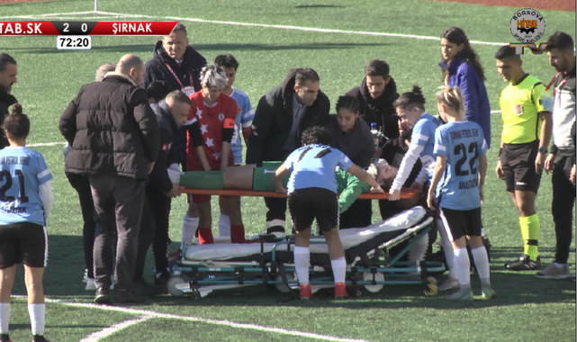 Kadınlar futbol liginde korkutan dakikalar