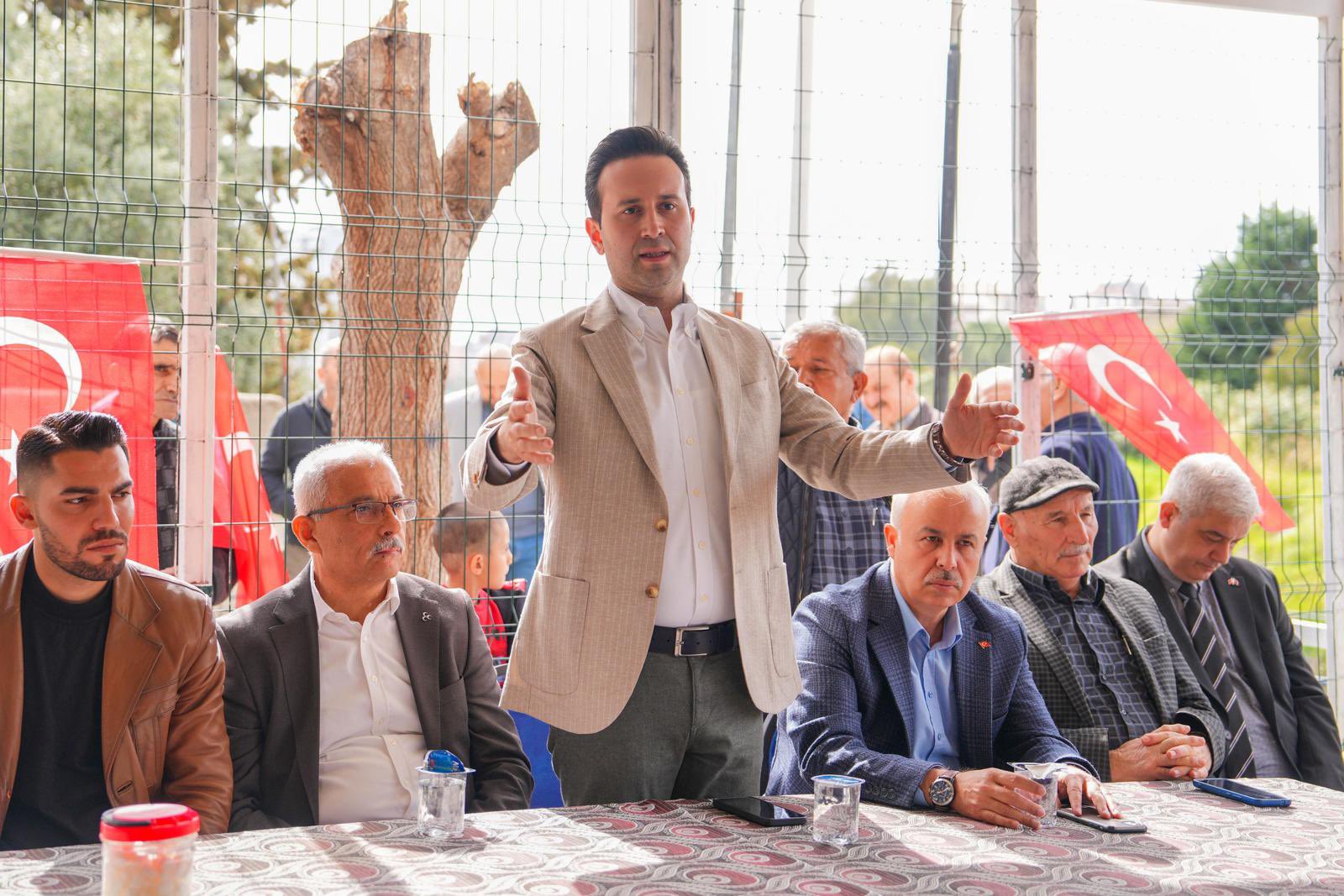 Çiftçioğlu, vatandaşlarla buluştu her mahalleye eşit hizmet sözü verdi