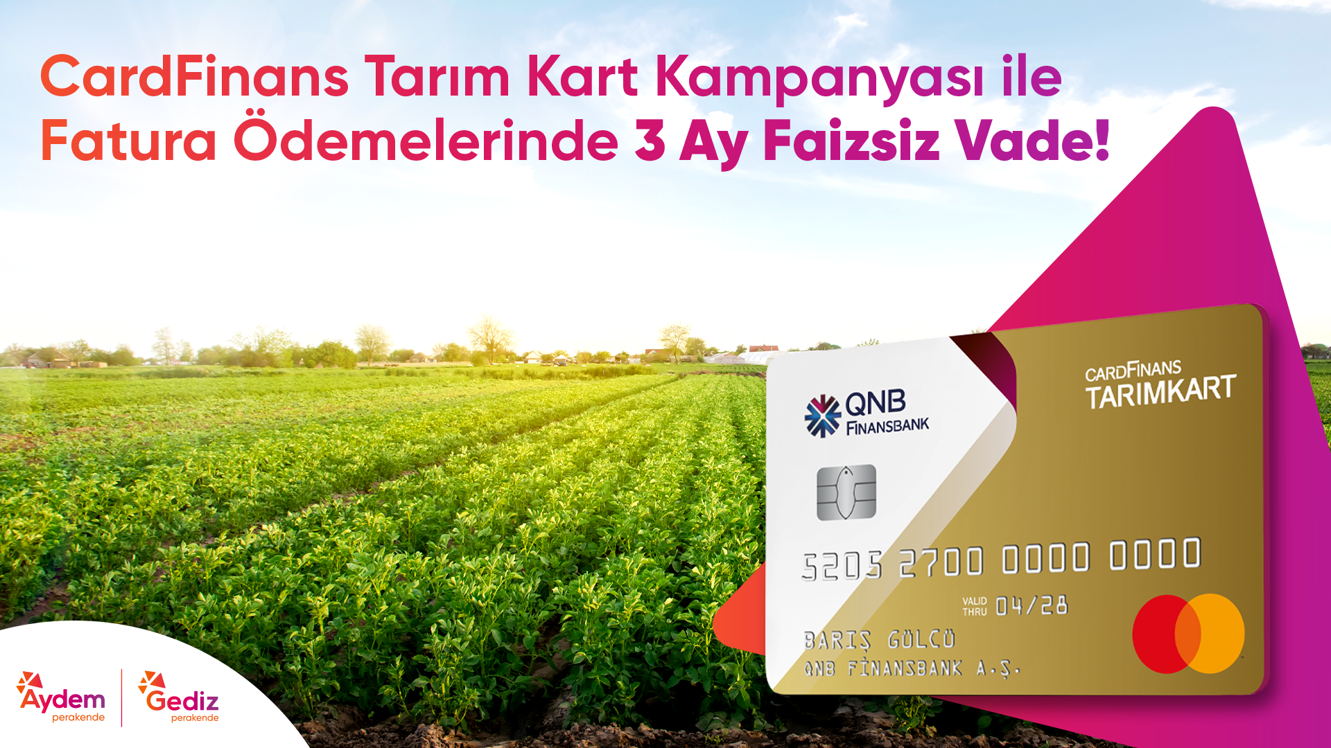 Aydem Perakende ve Gediz Perakende’den Çiftçilere TarımKart ile Ödeme Kolaylığı