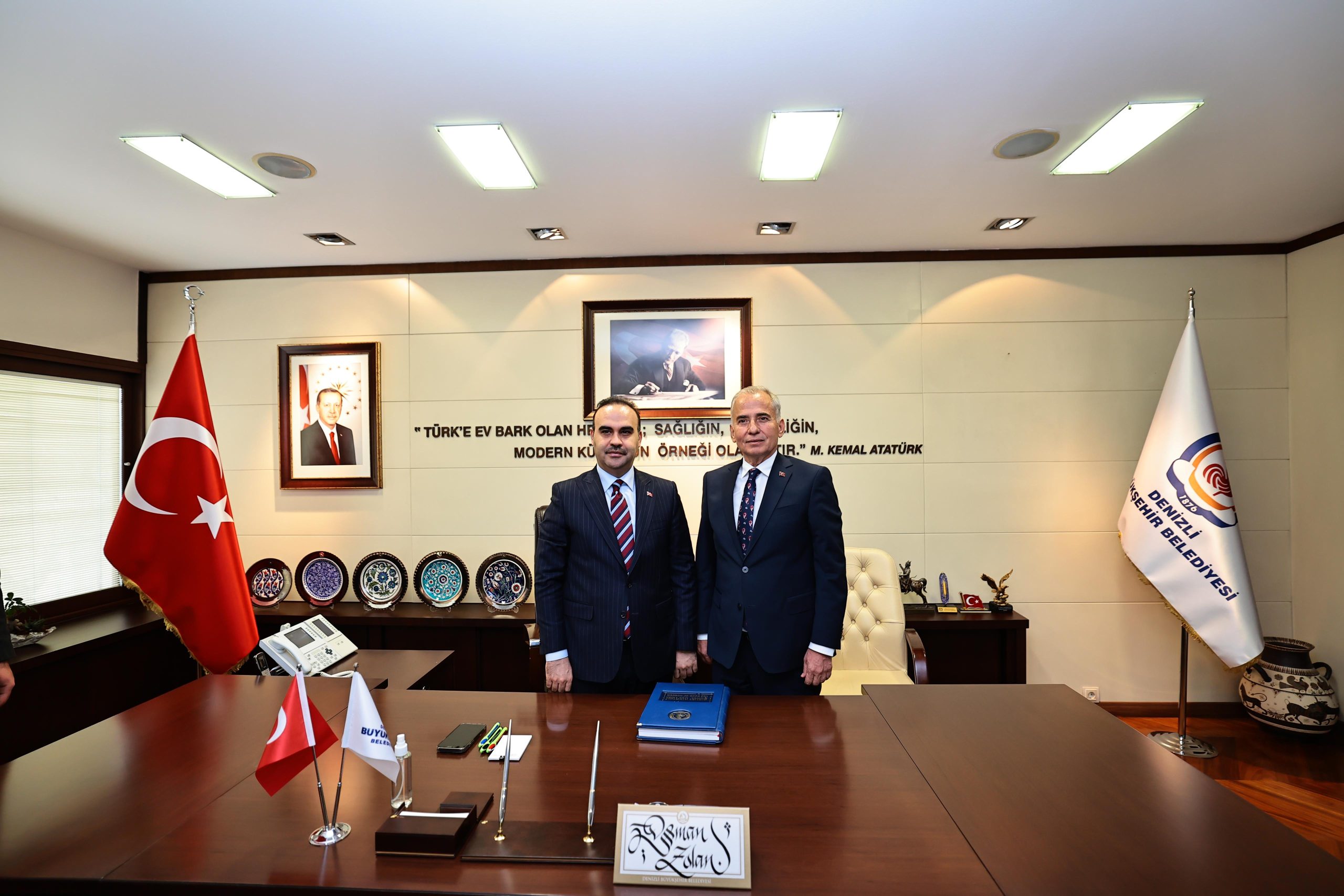 Bakan Kacır’dan Başkan Zolan’a ziyaret   