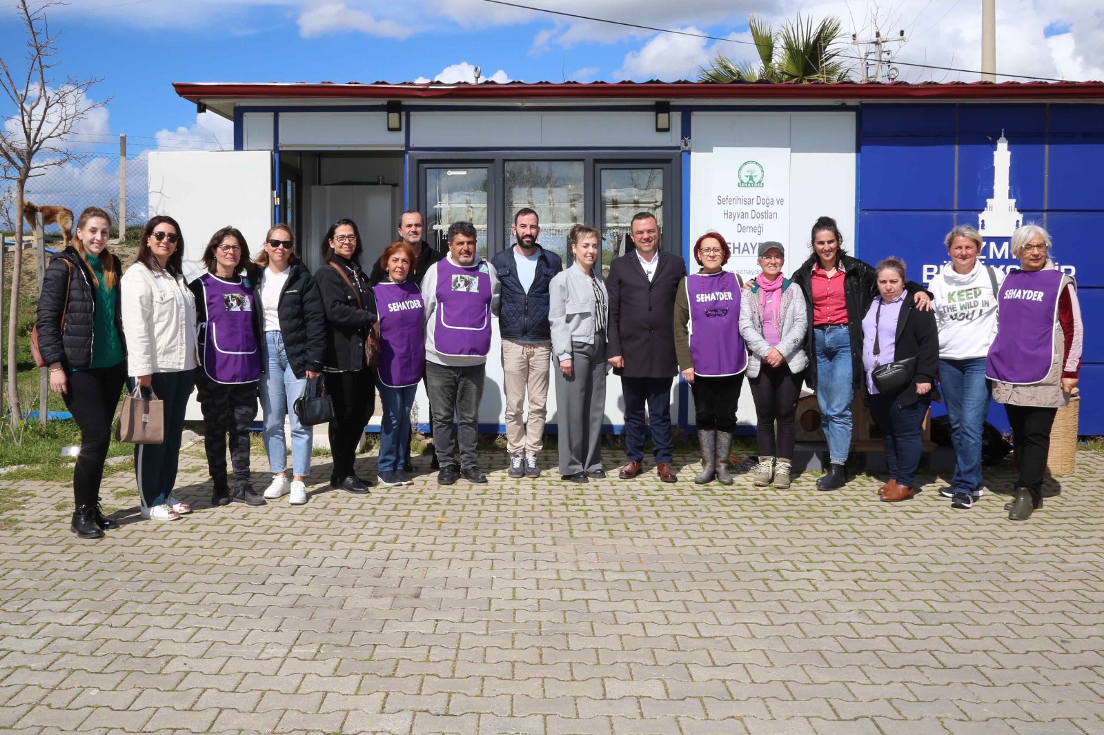 SEHAYDER’i ziyaret eden Aydın: ‘’Hayvan barınağı 7 gün 24 saat hizmet verecek’’