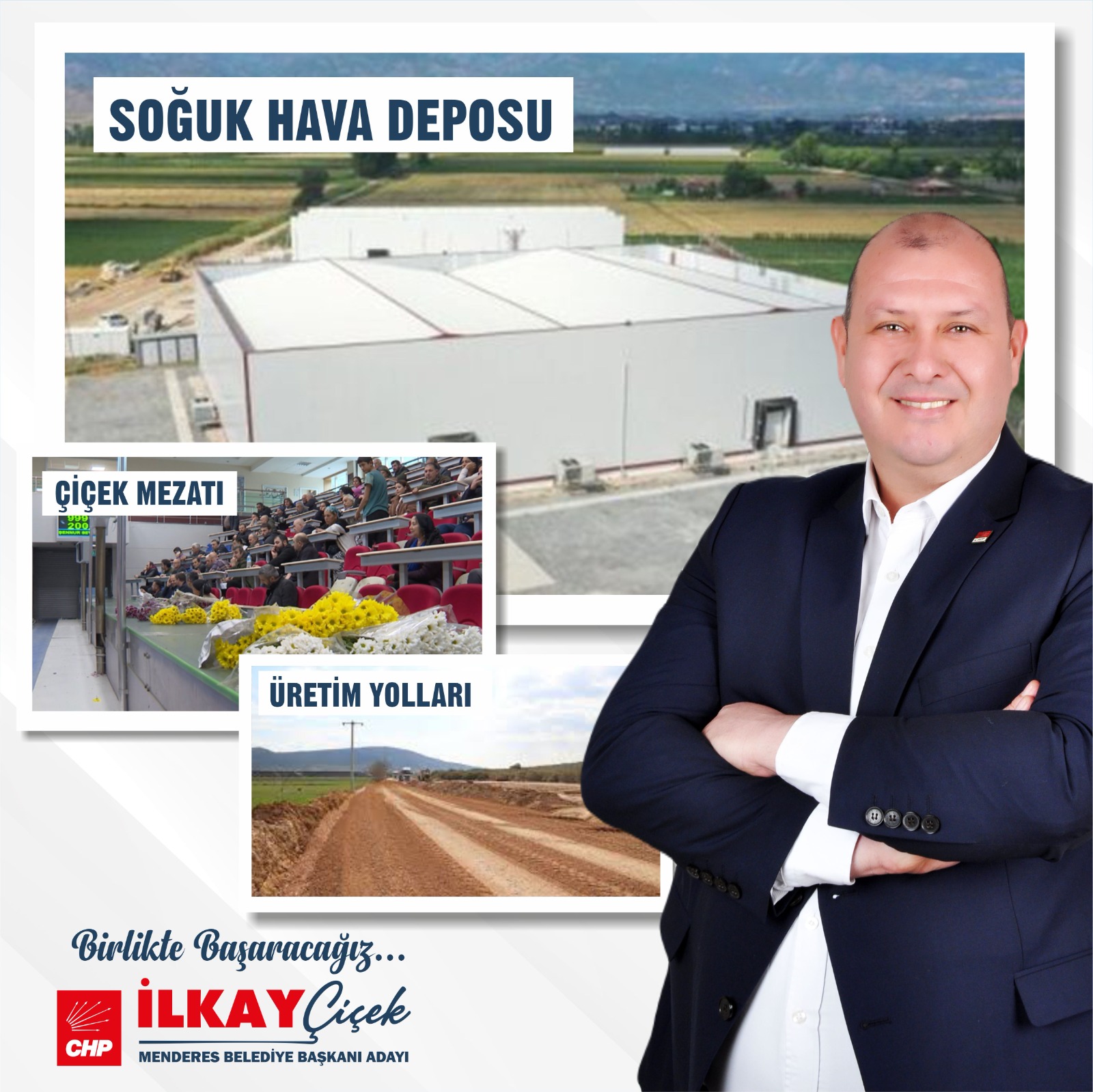 CHP’li Çiçek üreticileri unutmadı