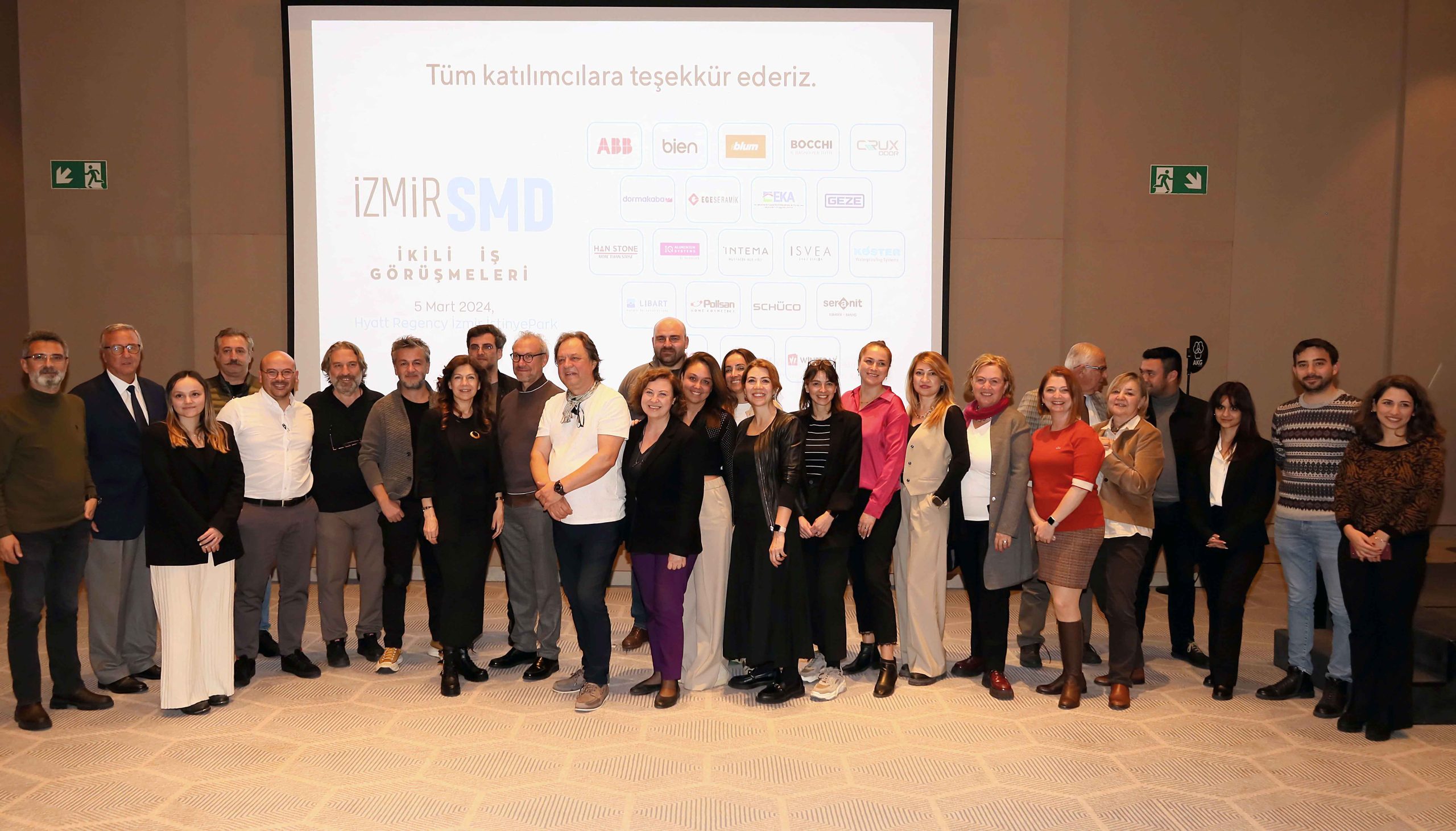 İzmir serbest mimarlar derneği’nden ikili iş görüşmeleri zirvesi