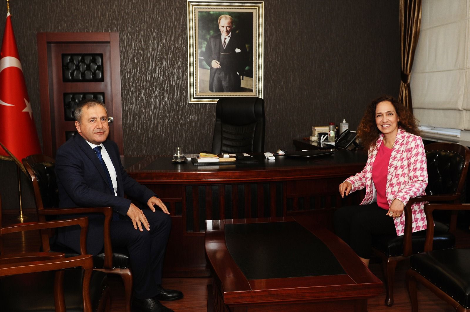 Başkan Ünsal’dan Kaymakam Demir’e ziyaret