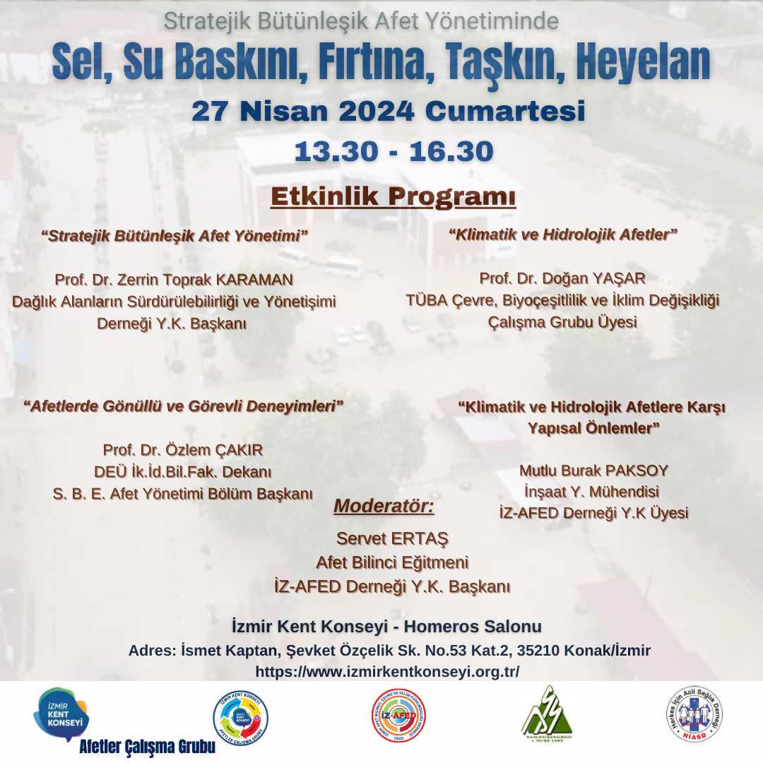 İzmir’in bekleyen Meteorolojik ve Hidrolojik afet riskleri
