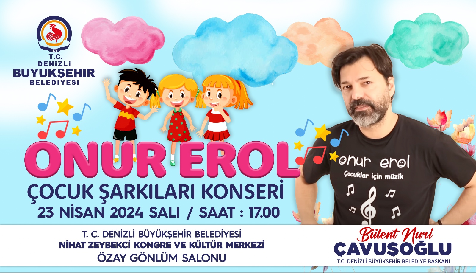 Denizli’de 23 Nisan coşkusu doya doya yaşanacak