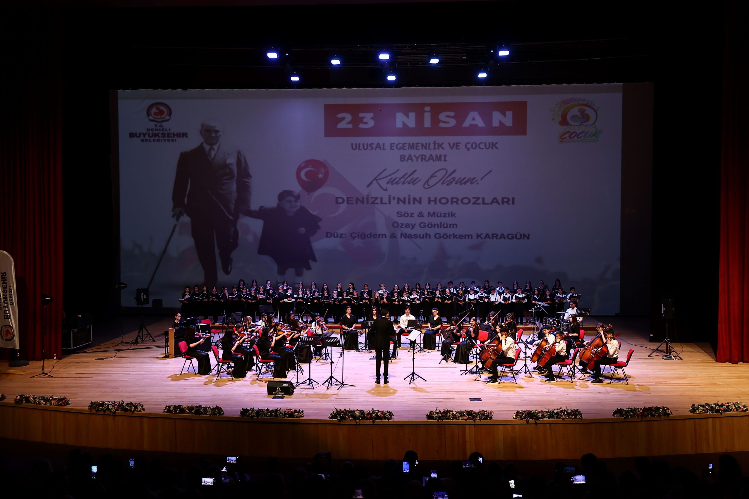 Denizli’de 23 nisan coşkusu başladı