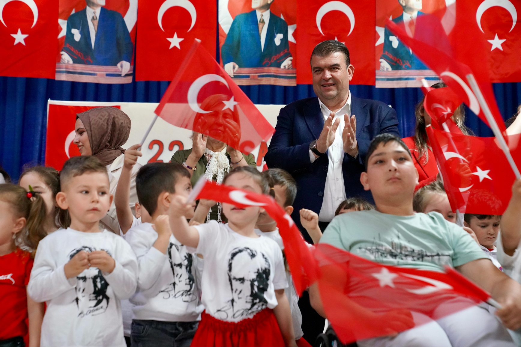 Seferihisar’da 23 Nisan coşkusu erken başladı