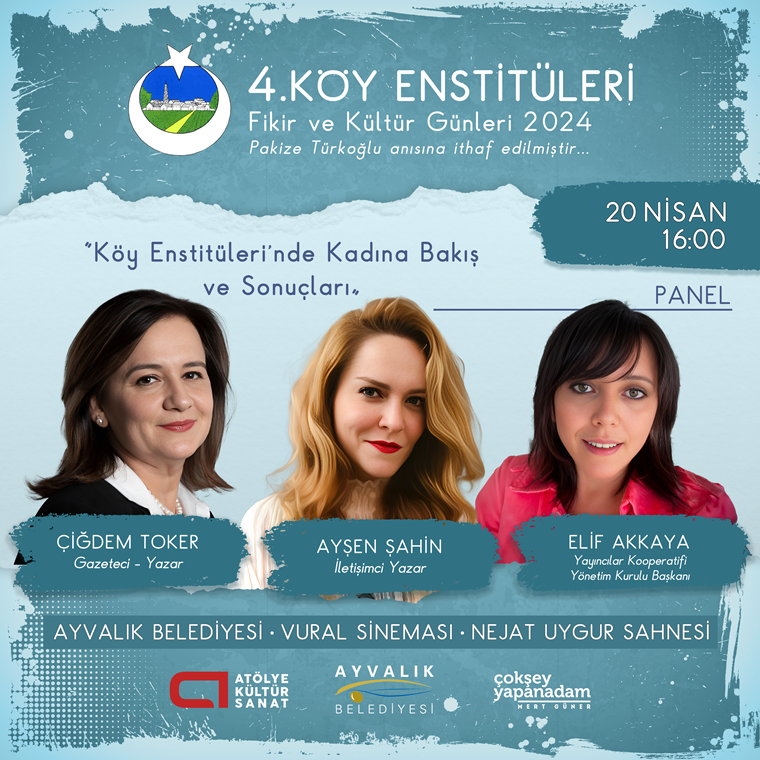 Köy enstitüleri fikir ve kültür günleri 4. kez Ayvalık’ta