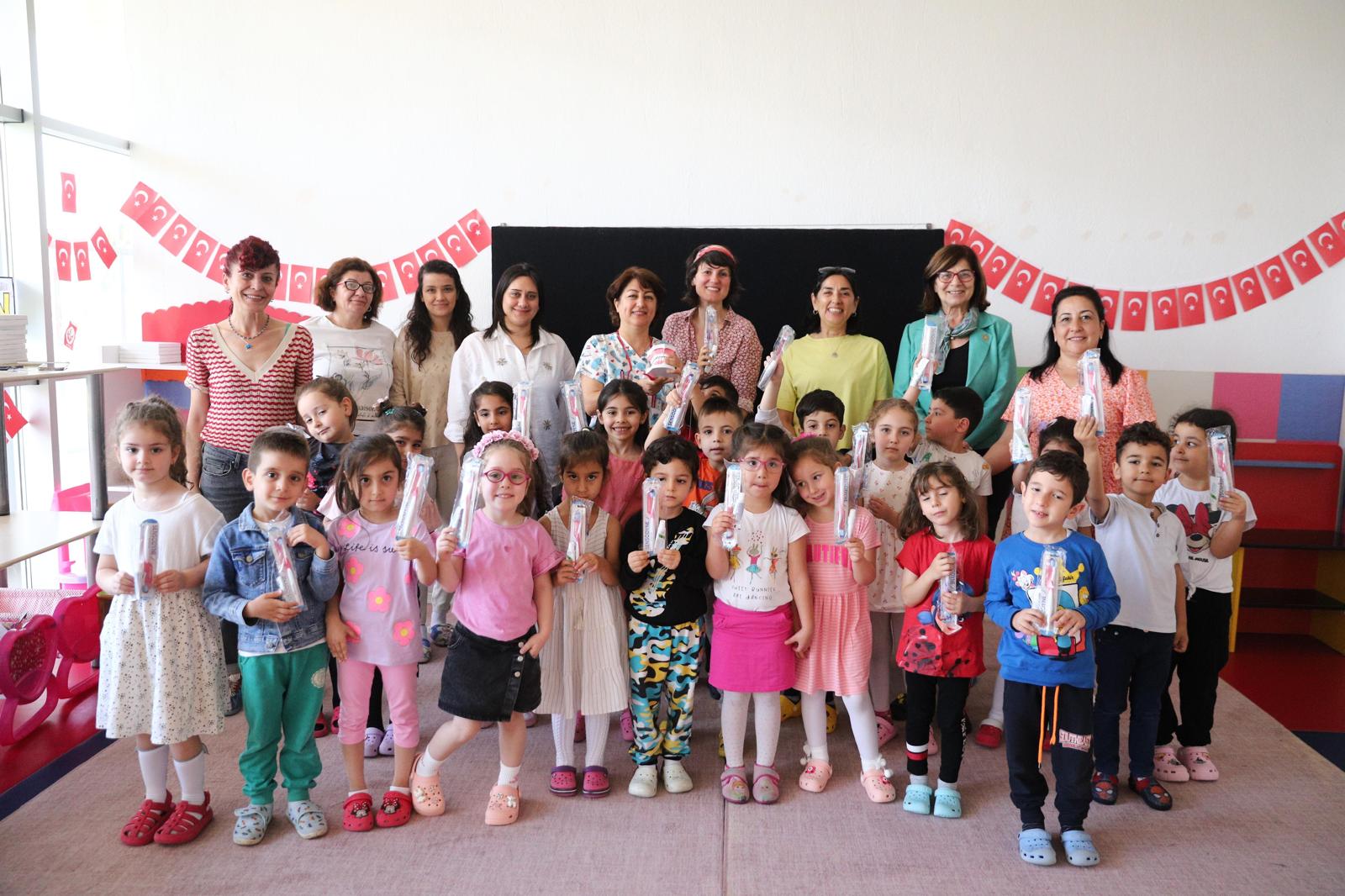 Konak’tan çocuklara diş fırçalamayı sevdiren proje