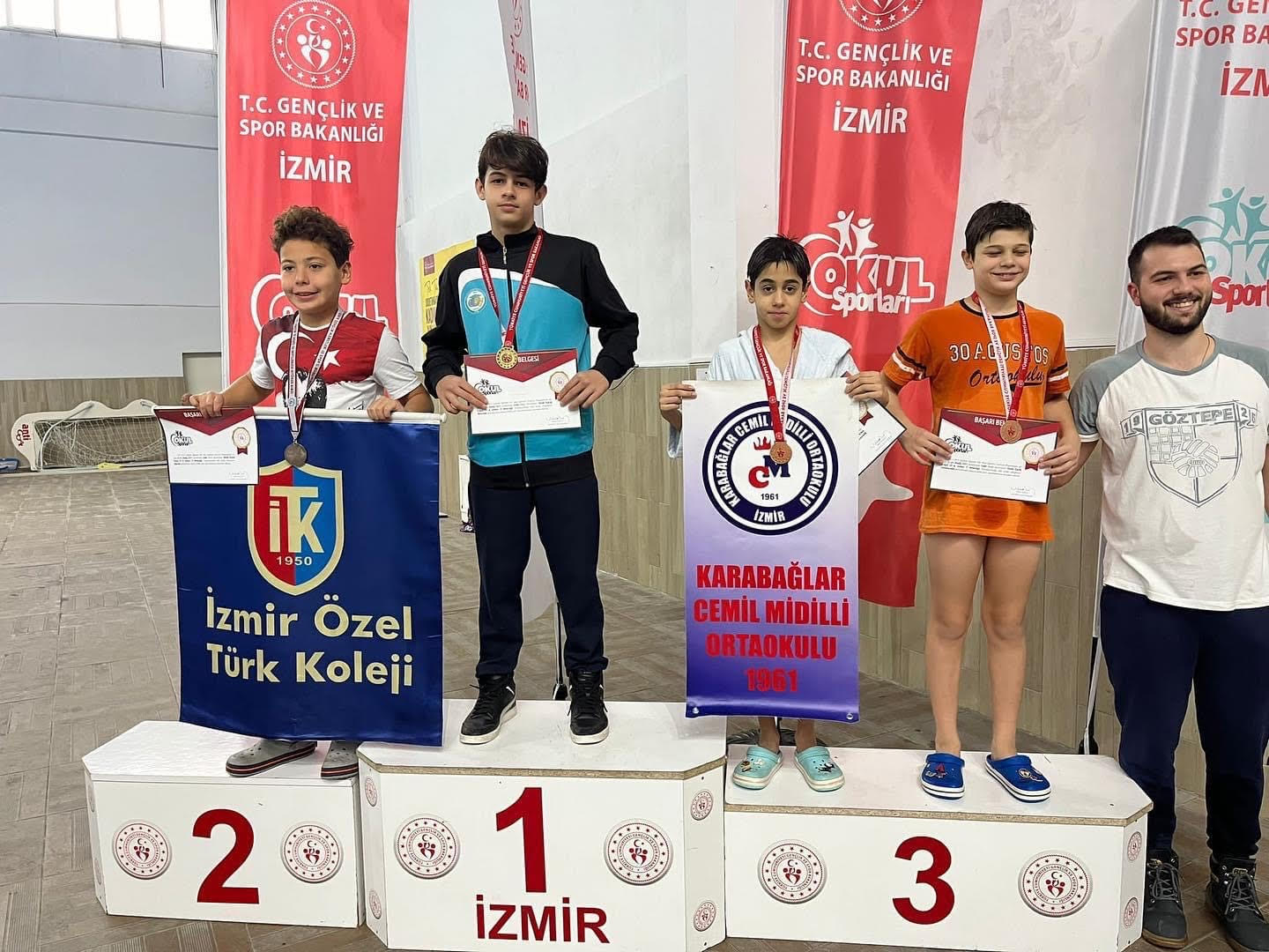 Furkan Emir Ablak, Küçük Erkekler 50 metre serbest yüzmede Türkiye 3.sü oldu